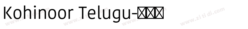 Kohinoor Telugu字体转换